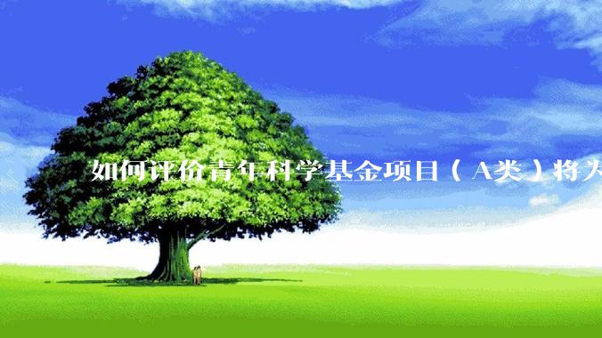 如何评价青年科学基金项目（A类）将为35岁以下科研人员单设赛道？